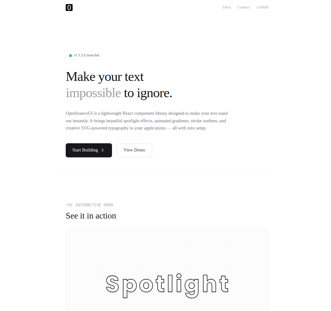 OpenSource UI